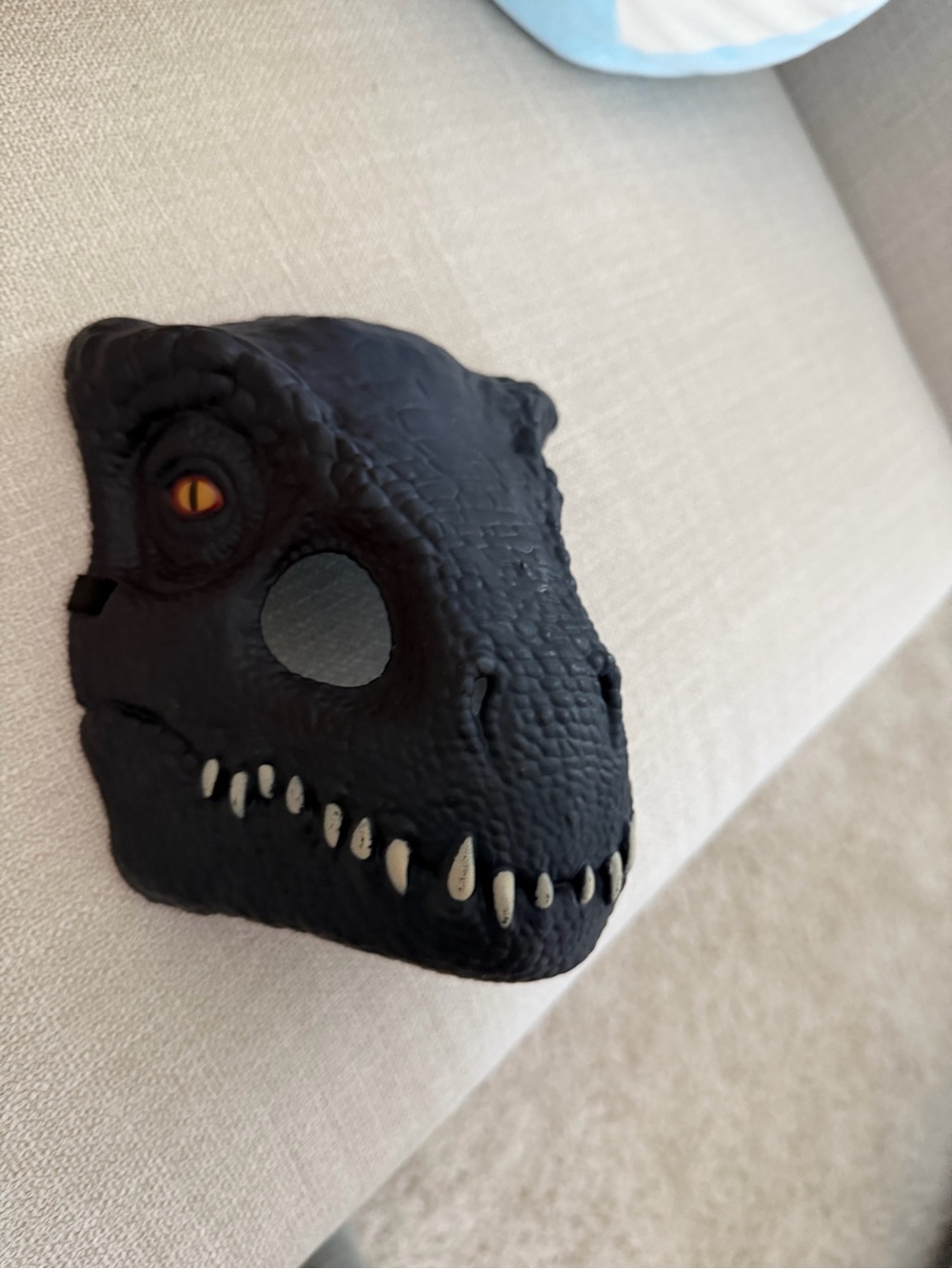 Black Dinosaur Face Mask for Kids